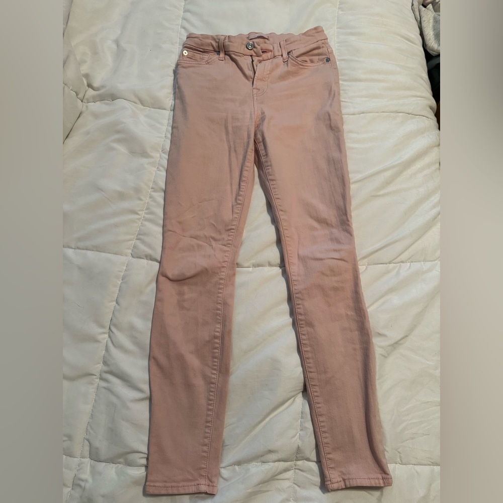 7 For All Man Kind Pink Jeans